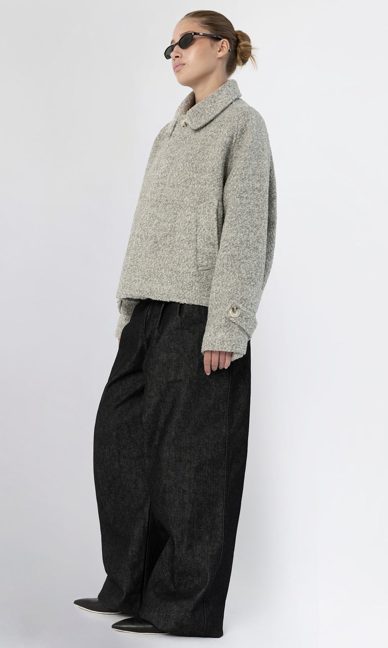GIA BOUCLE JACKET - GREY