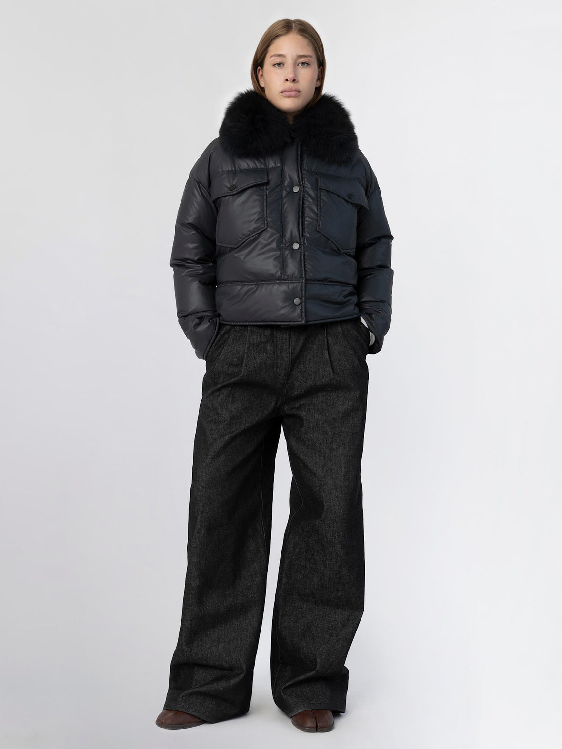 CHARLIE PUFFER JACKET - NAVY