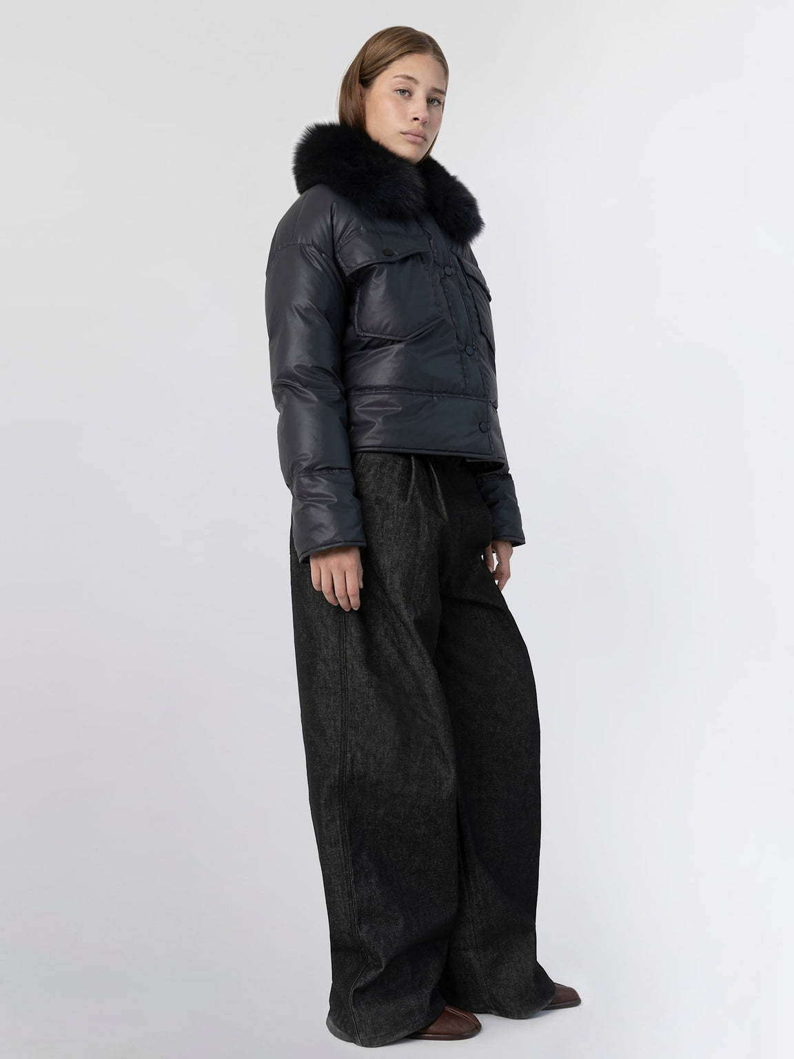 CHARLIE PUFFER JACKET - NAVY