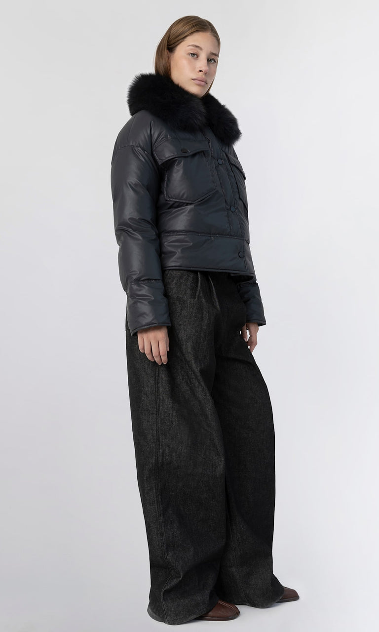 CHARLIE PUFFER JACKET - NAVY