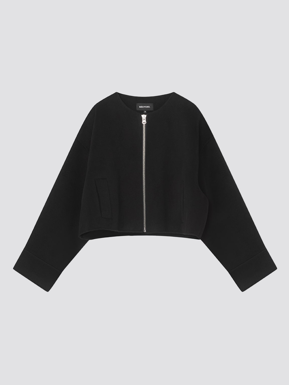 KARLA WOOL JACKET - BLACK