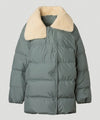 DANNY DOWN COAT - GREY/GREEN