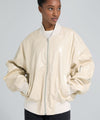 BIANCA VEGAN BOMBER - CRÈME