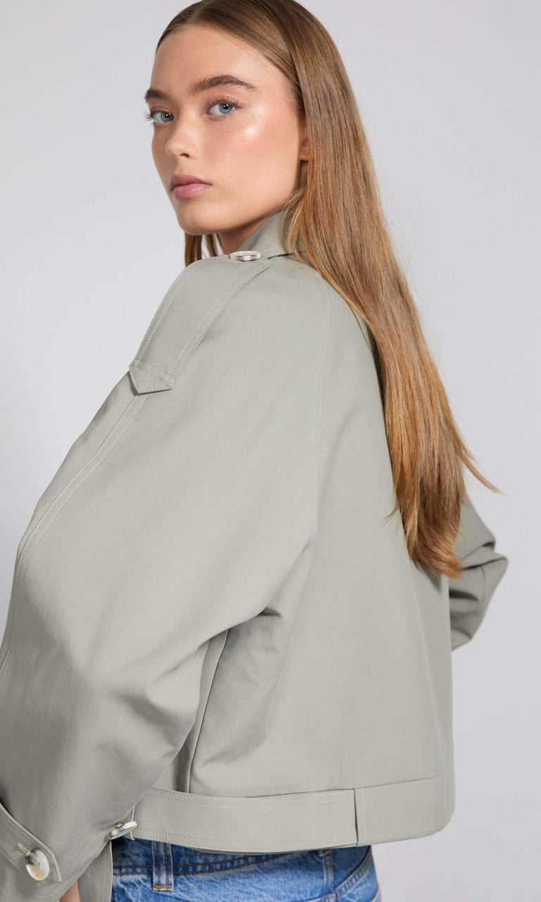 BOBBY CANVAS JACKET - GREY