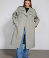 BOBBY CANVAS COAT - GREY