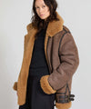 MORGAN JACKET - BROWN/BROWN