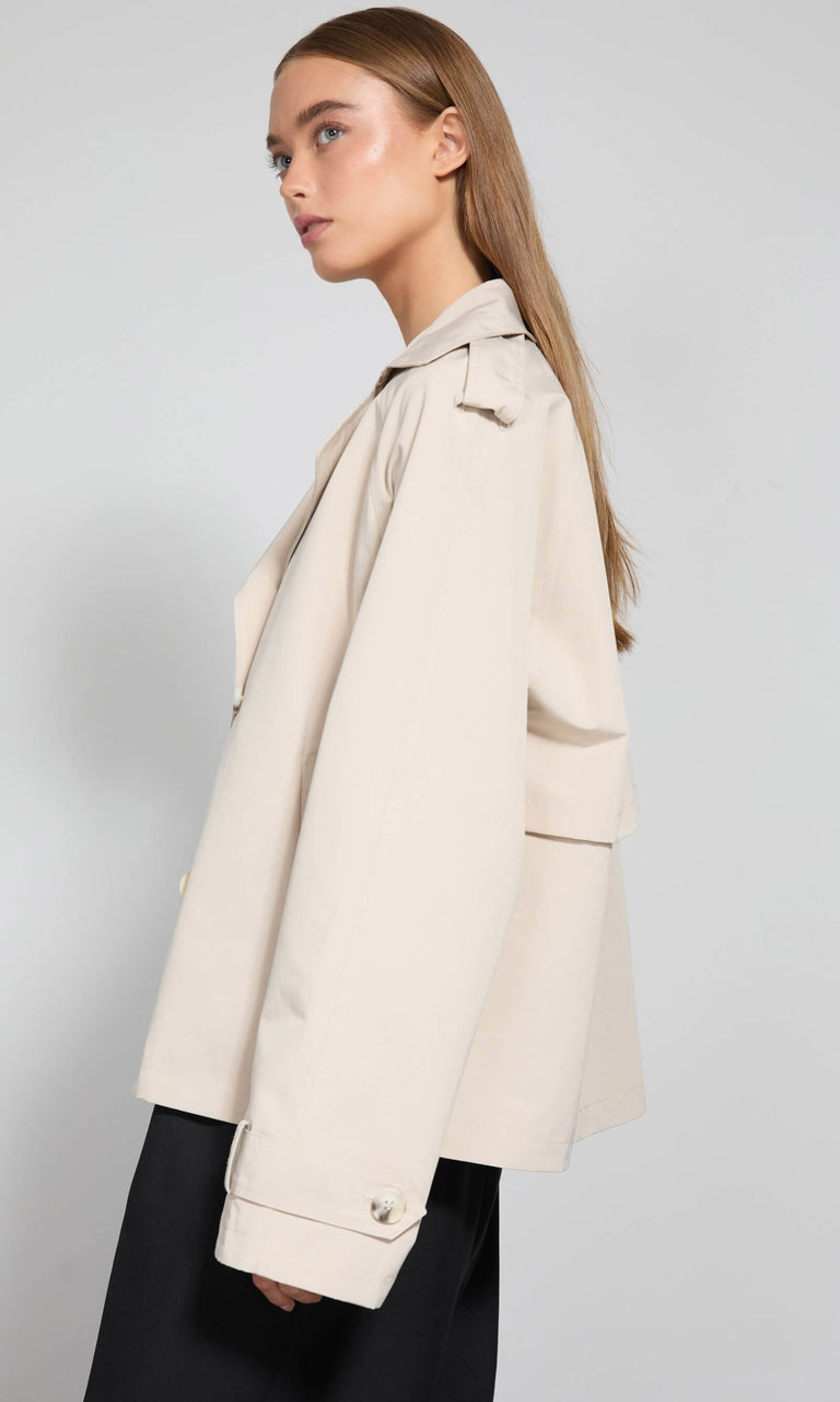 CAROLINE TRENCH JACKET - BEIGE