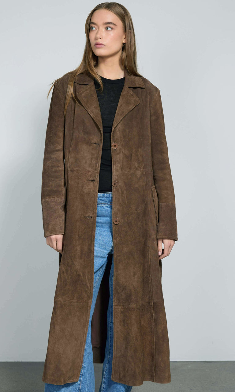 DREW SUEDE COAT