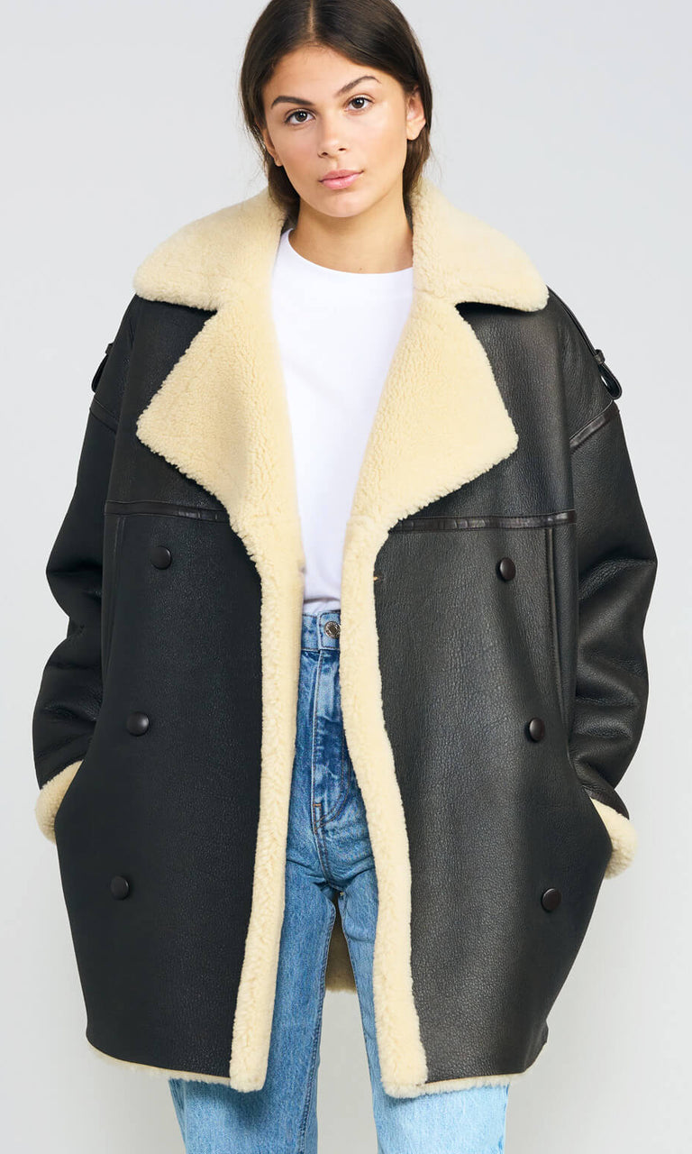 MARLIN JACKET - DARK BROWN