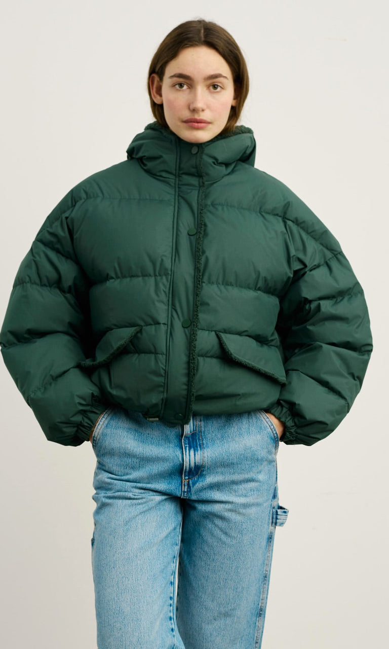 ELLA JACKET - DUSTY GREEN