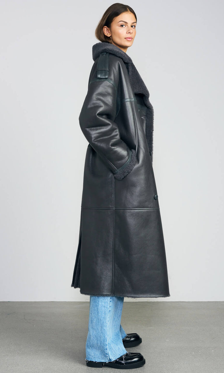 HARPER COAT - DARK GREY
