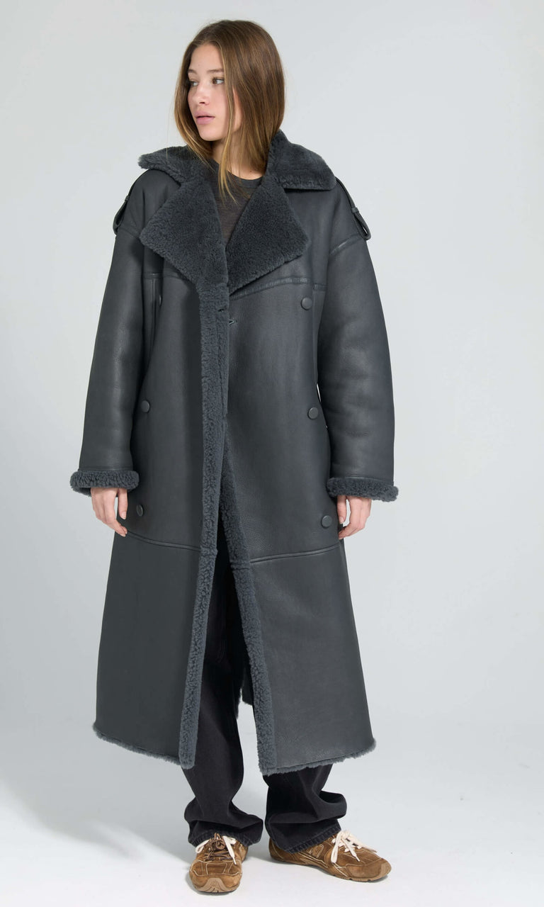 HARPER COAT - DARK GREY