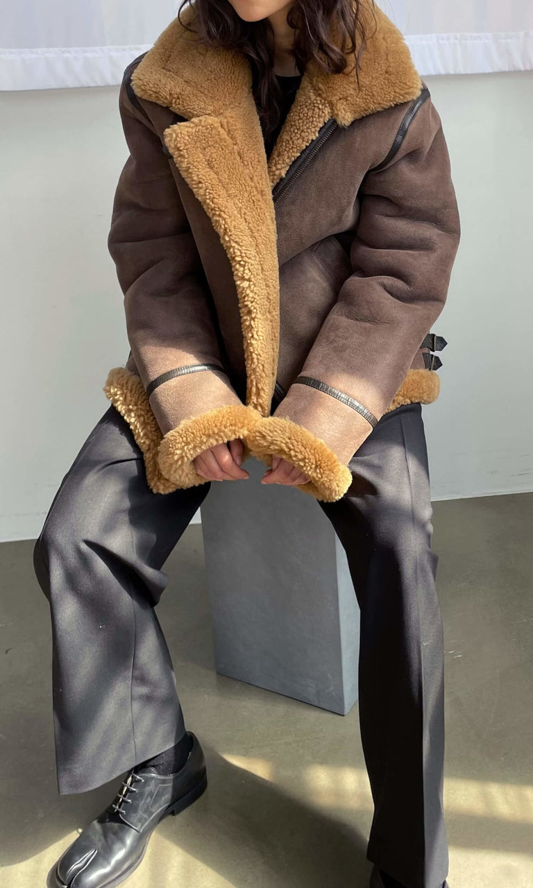 MORGAN JACKET - BROWN/BROWN