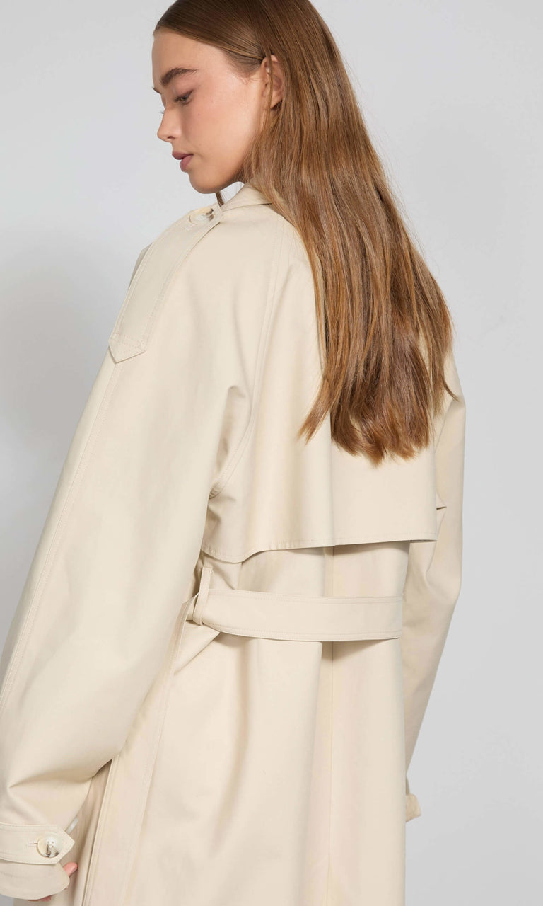 RICO CANVAS COAT - CREME